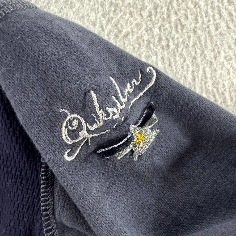 Quiksilver Sweatshirt Toddler 4T Navy Blue Good Waffle Knit Fleece Pullover